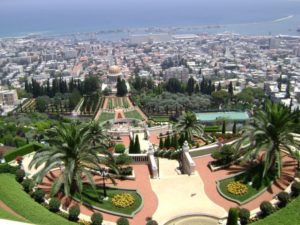 Вид на город Хайфа