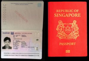 Паспорт гражданина Сингапура