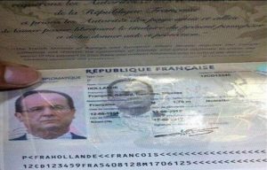 Паспорт Франции.