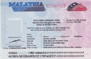 Туристическая виза в Малайзию.
