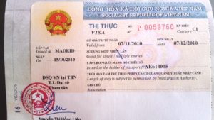 Так выглядит виза во Вьетнам