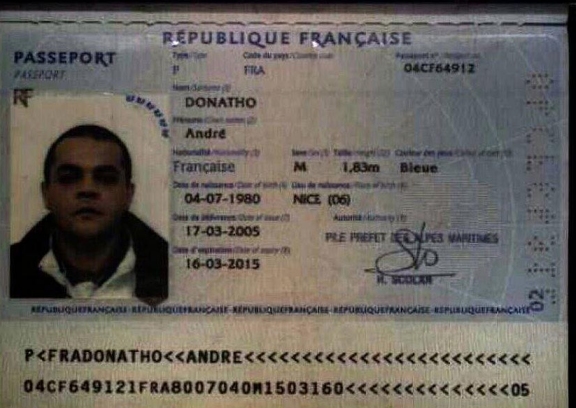 французский паспорт образец