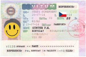 Шенгенская виза в Прагу, Чехия