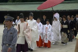 Традиционная японская свадьба