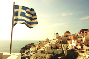 Государственный флаг Греции.