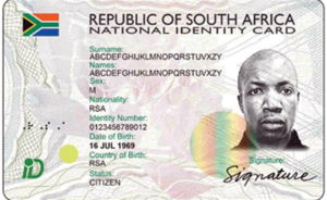 ID карта гражданина ЮАР