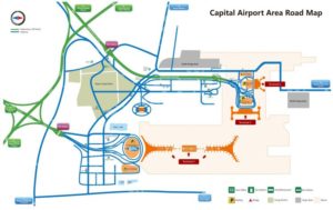 Схема аэропорта Пекина. 