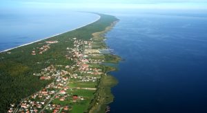  Польский курорт Крыница-Морска с высоты птичьего полета