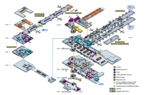 Схема аэропорта Zaventem.