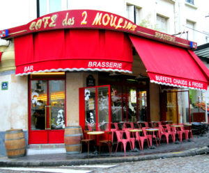 Кафе "Две мельницы" в Париже
